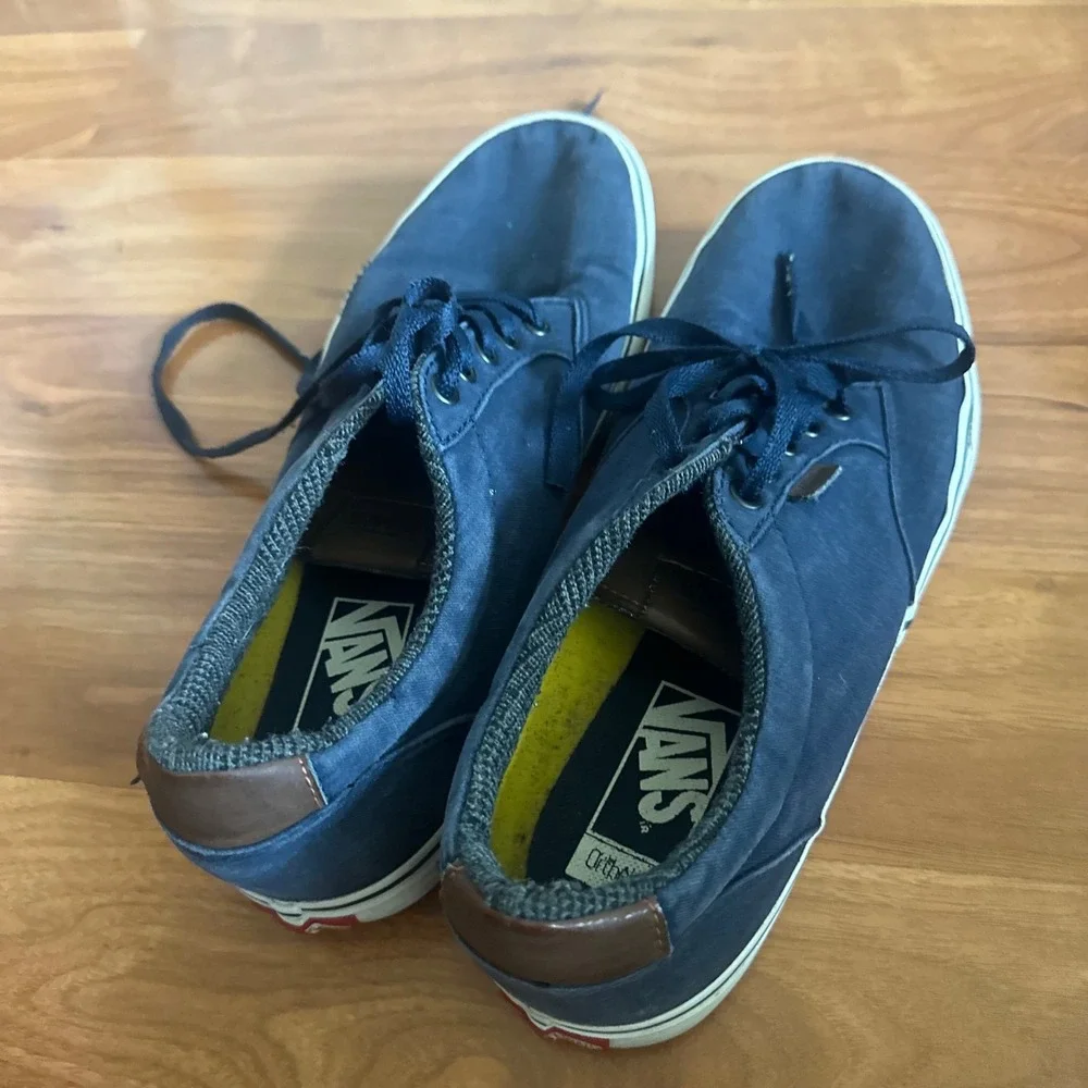 Vans‎ Chukkas Navy Blue Canvas Ortholite Mens Skate Shoes Size 10.5